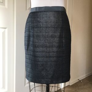 Loft Shimmer Pencil Skirt